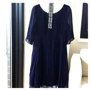 Seraphine Luxe beaded Maternity cocktail dress